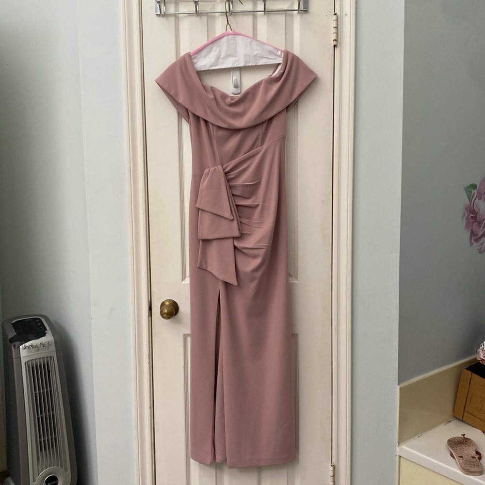 Beautiful Dusty Rose Xscape Dress long